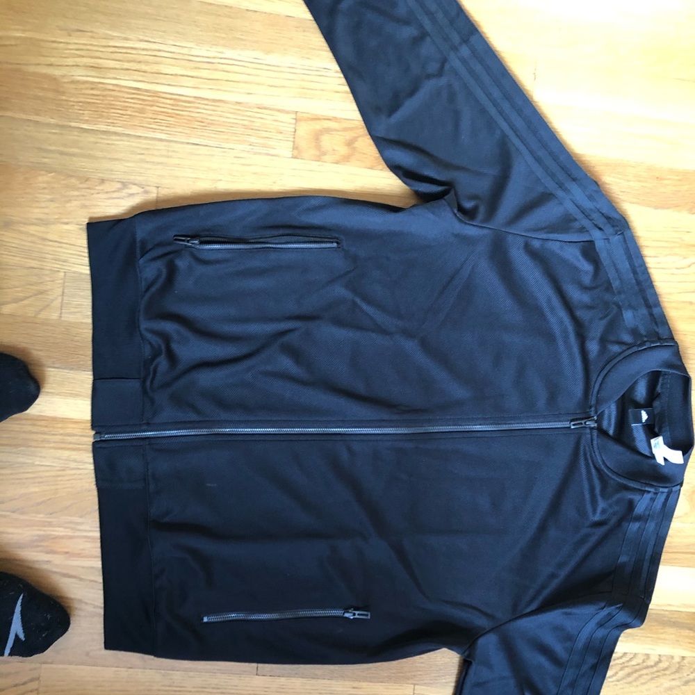 Adidas 3 Striped Black Jacked